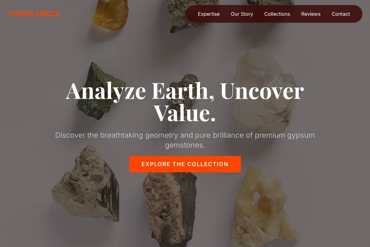 Gypsum Gemstone